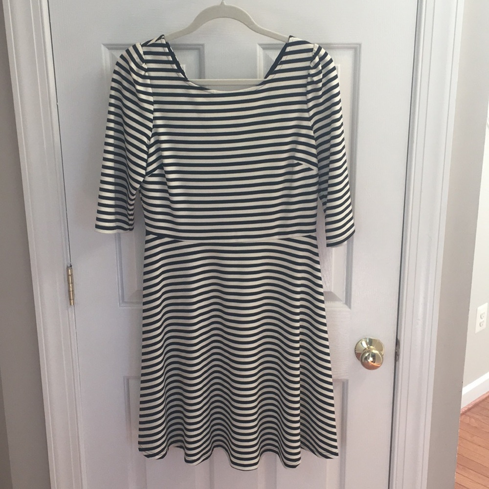 Pixley 3/4 Sleeve Striped Dress
